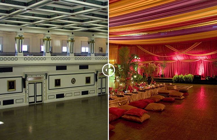 Persian Party Before and After | The Event Group, Pittsburgh Wedding and Event Planners